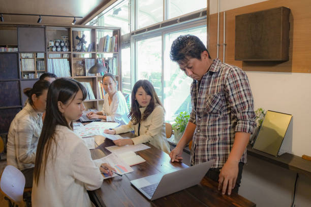 istock Meet at a Japanese design office 1066230772