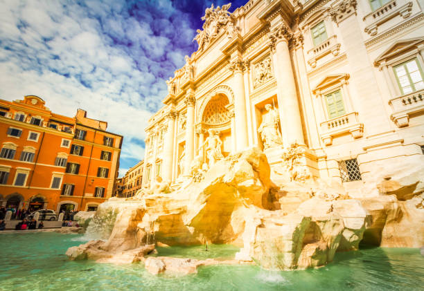 istock Fountain di Trevi in Rome, Italy 1066236554