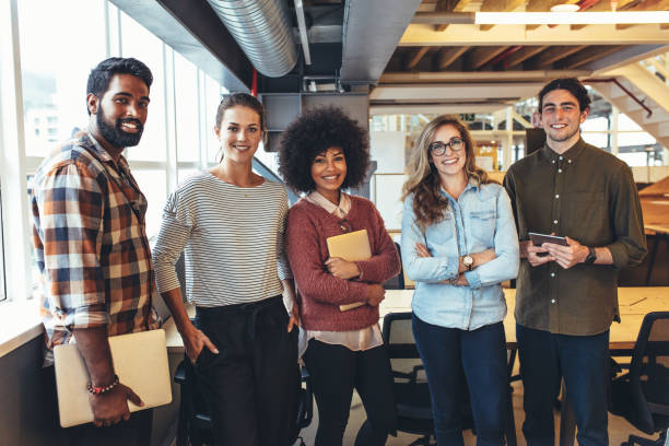 istock Business people standing in office 1066254934
