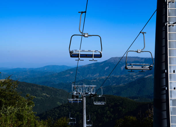 istock Chairlift on mountain 1066259518