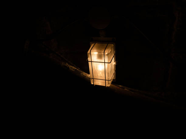 istock Lamp in the darkness 1066276290
