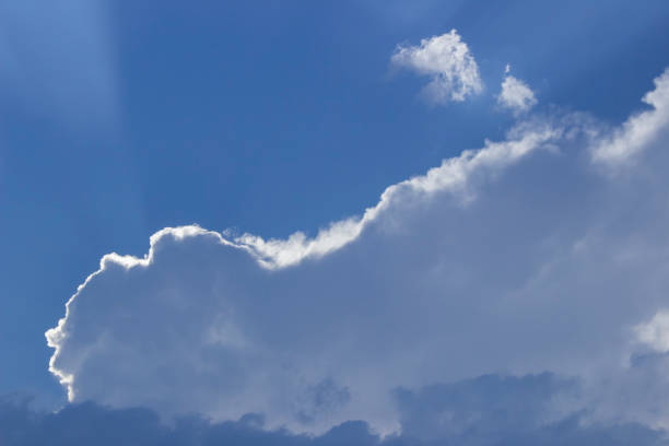 istock Dark cumulus clouds against blue sky 1066278400