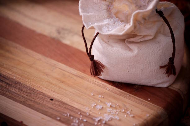 Salt - Mineral, Salt - Seasoning, Backgrounds, Bag, Close-up