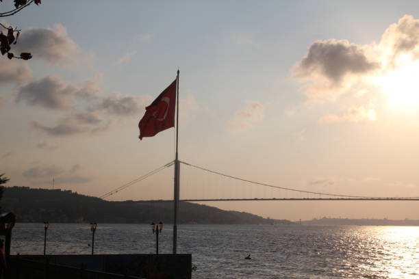 istock Turkey 15 july martyrs bridge and sunset 1066284036