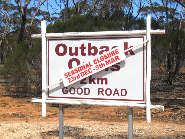 istock Sign with text that the hotel is closed for seasonal closure 1066285996