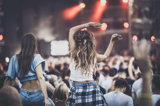 istock Dancing on a music festival! 1066298364