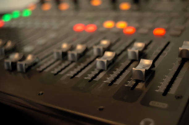 istock A shotgun microphone in a recording studio 1066303128