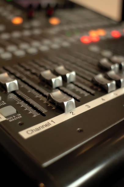 istock A shotgun microphone in a recording studio 1066303146