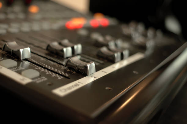 istock A shotgun microphone in a recording studio 1066303154