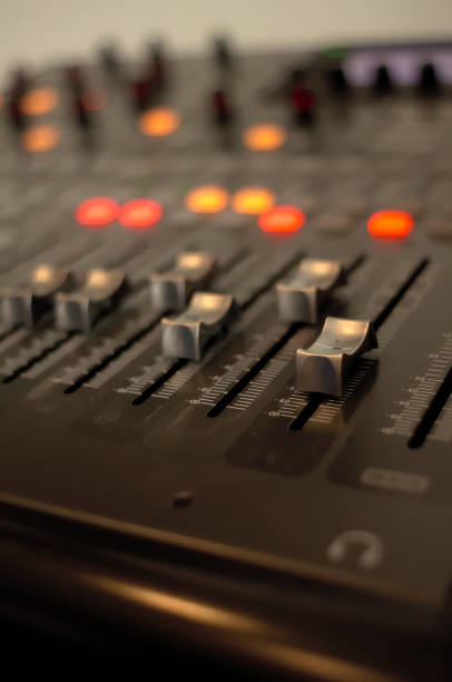 istock A shotgun microphone in a recording studio 1066303156