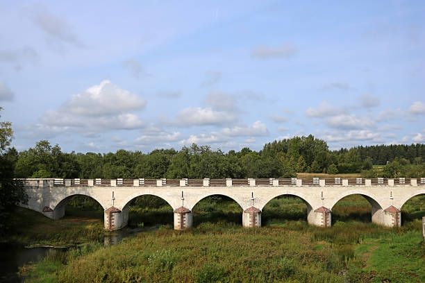 konuvere brücke wurde 1861 erbaut. estland - 1861 stock-fotos und bilder