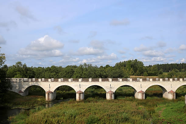konuvere 다리는 1861 년에 건설 되었습니다. 에스토니아 - 1861 뉴스 사진 이미지
