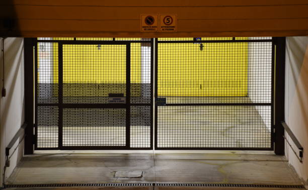 istock INTERNAL GARAGES OF A CONDOMINIUM 1066309384