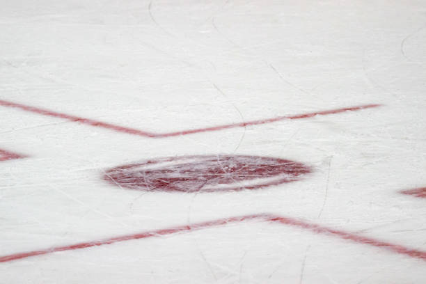 istock Face off circle, ice hockey. Winter sport. 1066309712