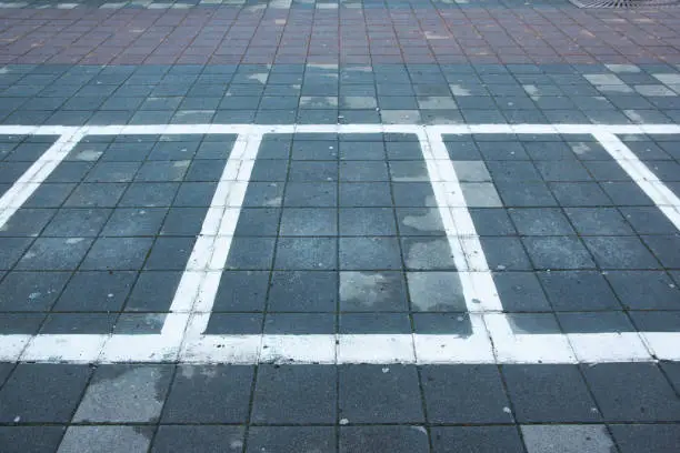 artistic parking lines