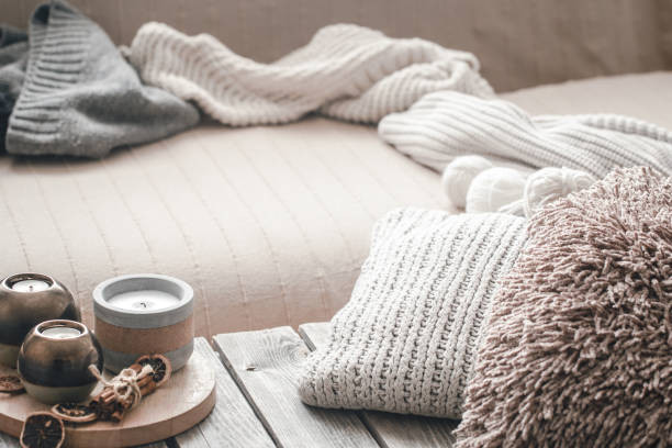 istock still life from home interior on a wooden background with a candle 1066327242