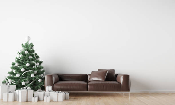 istock Christmas Winter Decoration Interior Background 1066339386