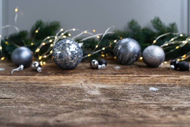 istock Elegant gray christmas 1066339400
