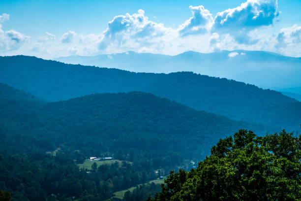 A drive on the beautiful Blue Ridge Parkway in North Carolina.