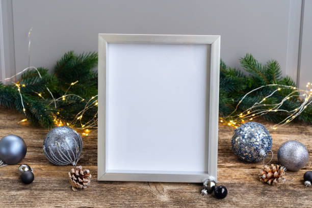 istock Elegant gray christmas 1066350534