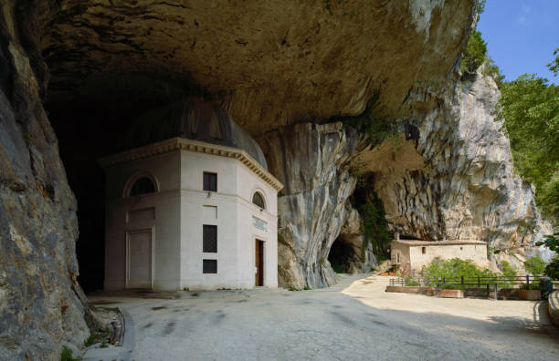Temple of Valadier in Genga, Marche Italy