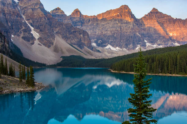 istock Moraine Lake Sunrise 1066368094