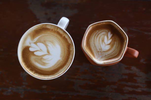 istock Two cups of cappuccino 1066377740