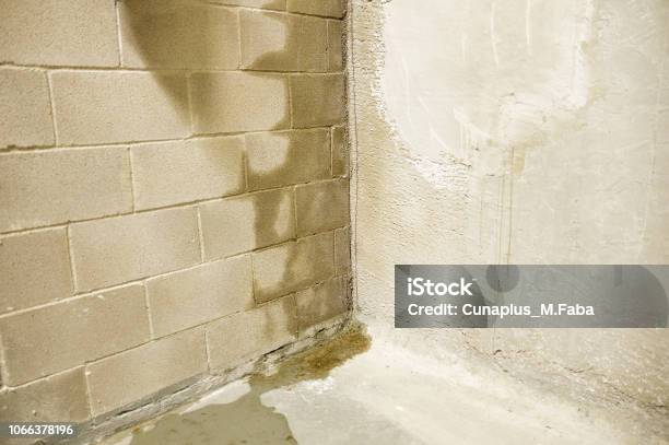 Flood In My Building Stock Photo - Download Image Now - Basement, Wet, Water