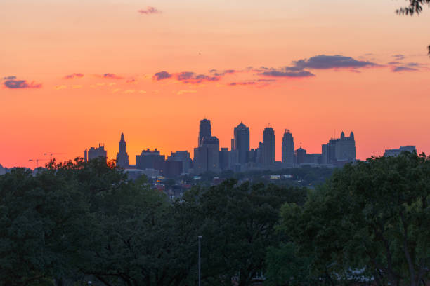 istock Kansas City Sunset 1066391532