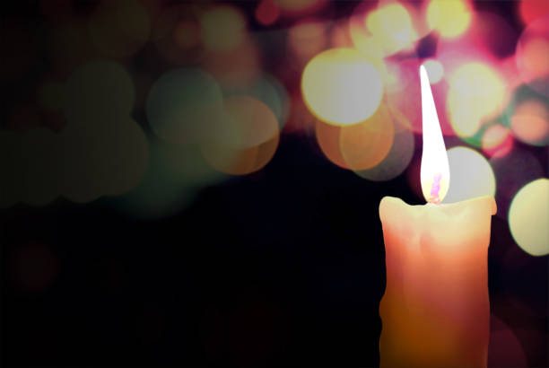 istock Candle lights and bokeh in the night 1066418116