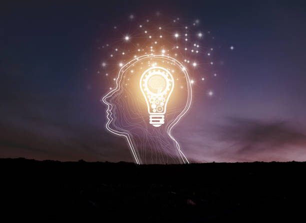 creative idea.Concept of idea and innovation