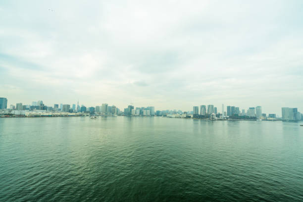 istock sky cityscape waterfront urban retro background material japan tokyo 1066430906