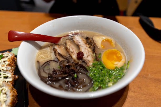 istock Japanese noodle ramen , dimsum Gyoza and rice roll 1066434972