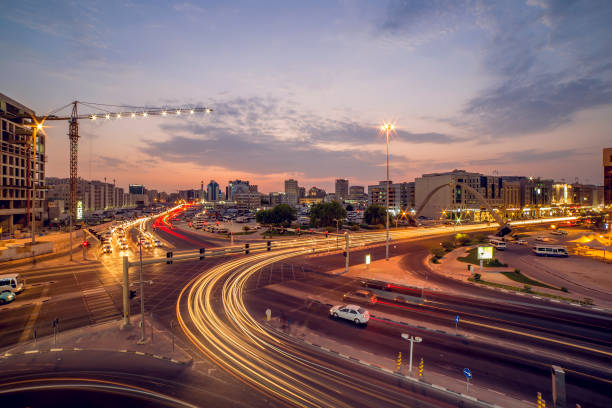 istock Doha, Qatar, May 05,2018: Traffic Lights 1066441320