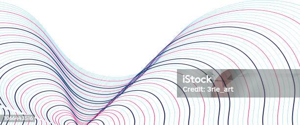 Examples Wrapped Line Drawing Examples Abstract Wrapped Lines Vector Background Illustration Stock ...