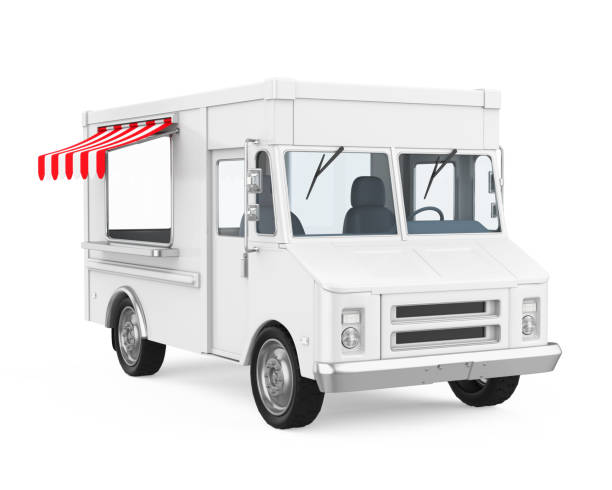 istock Food Truck Isolated 1066445384