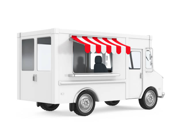 istock Food Truck Isolated 1066445418