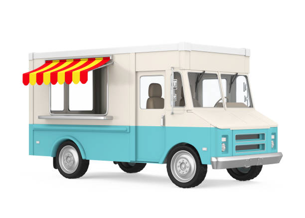 istock Food Truck Isolated 1066445446