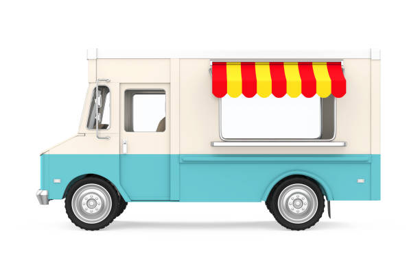 istock Food Truck Isolated 1066445460