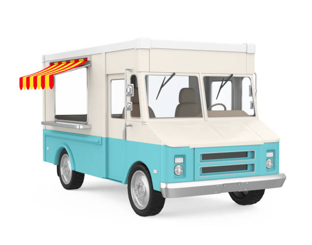 istock Food Truck Isolated 1066445492