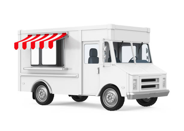istock Food Truck Isolated 1066445520