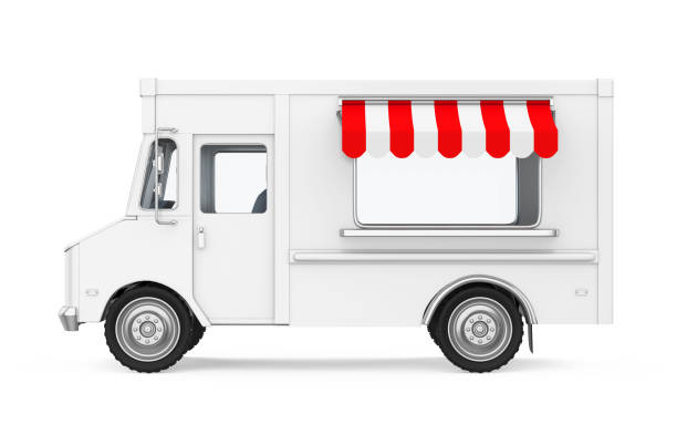 istock Food Truck Isolated 1066445540