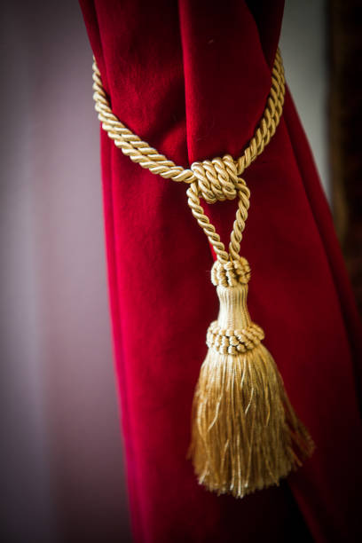 istock Red curtain and a cord 1066459636