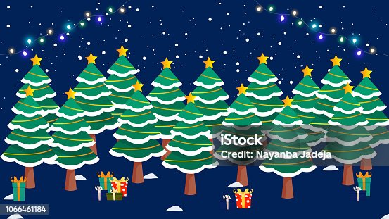 istock Creative Christmas Background vector illustration 1066461184