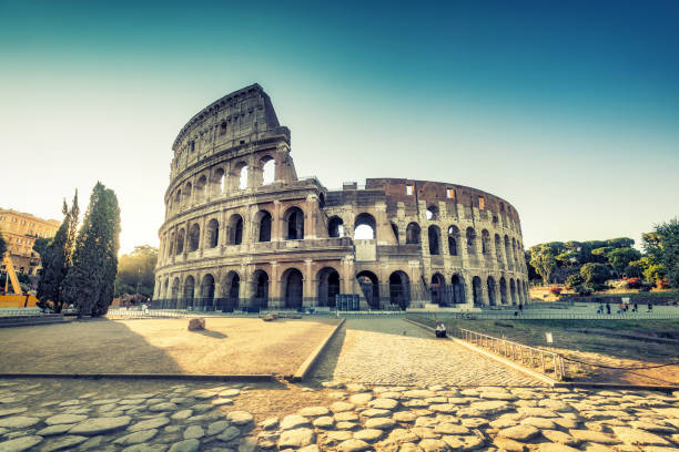 istock Colosseum in Rome, Italy, at sunrise 1066475584