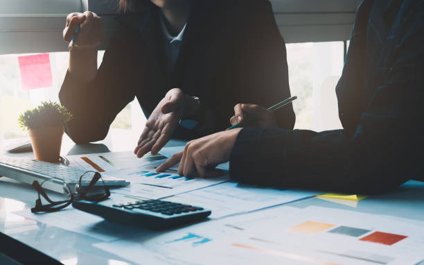 istock Business People Analyzing Statistics Business Documents, Financial Concept 1066475746
