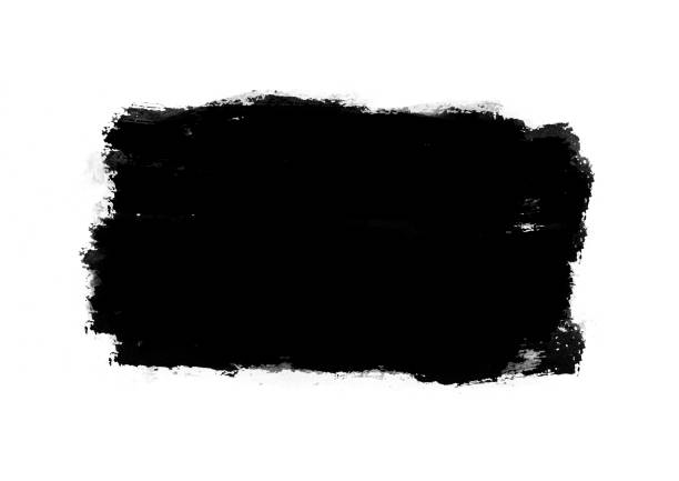 istock Black color graphic patches graphic brush strokes design effect element for background 1066478796