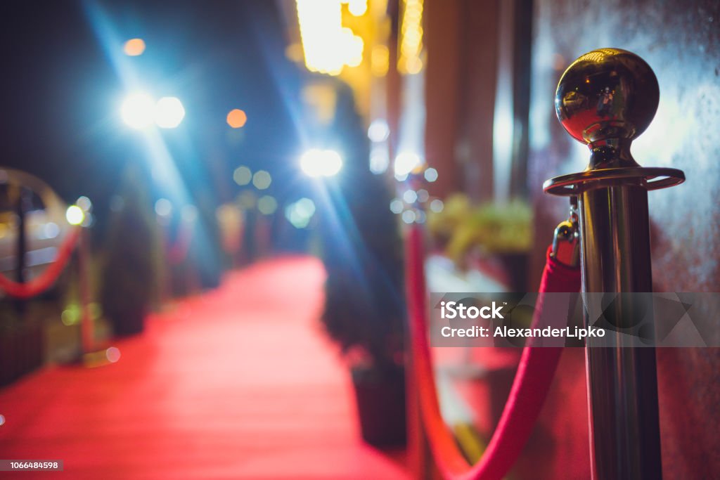 ingresso tappeto rosso - Foto stock royalty-free di Festival del cinema