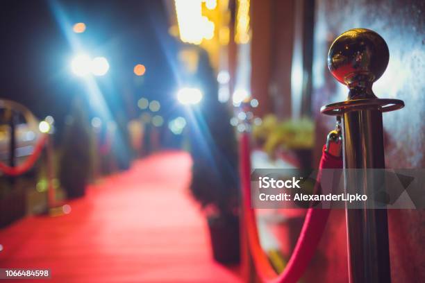 Red Carpet Entrance Stock Photo - Download Image Now - Film Festival, Hollywood - California, Celebrities