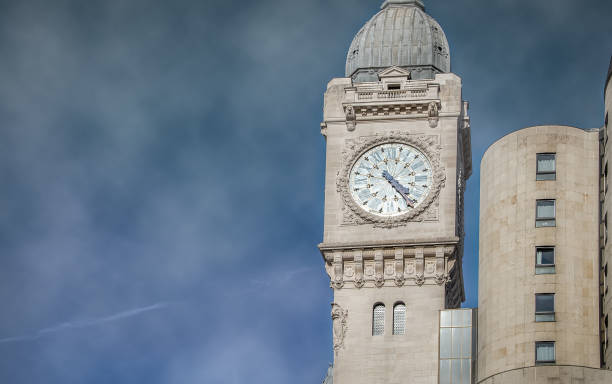 istock Clock tower of the Lyon Station in Paris 1066488148